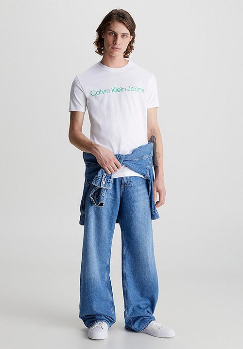 Calvin Klein - Institutional logo slim tee - bright white
