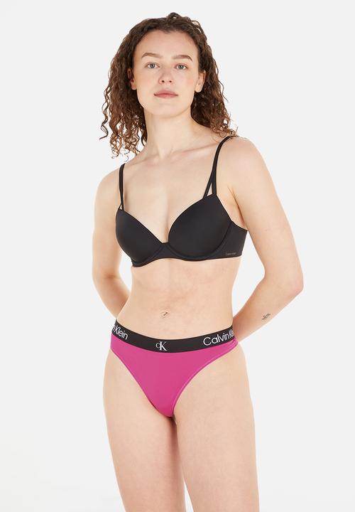 Calvin Klein - Modern thong 2 pack - blue & palace pink