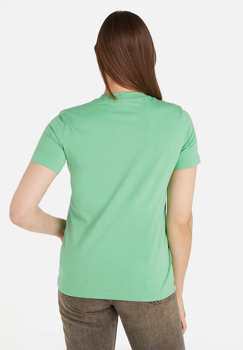 Calvin Klein - Sprayed monogram regular tee - neptunes wave