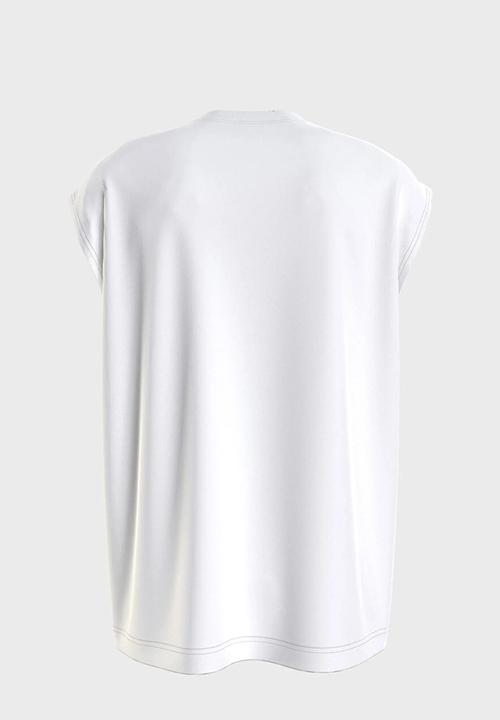 Calvin Klein - Ck box sleeveless tank - bright white