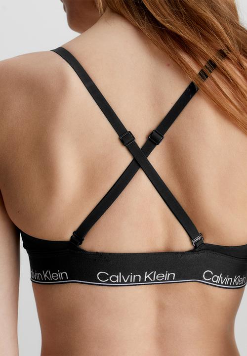 Calvin Klein - Unlined triangle bra - black