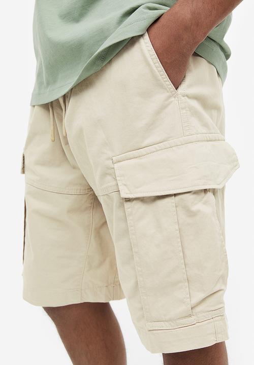 H&M - Regular fit twill cargo shorts - beige