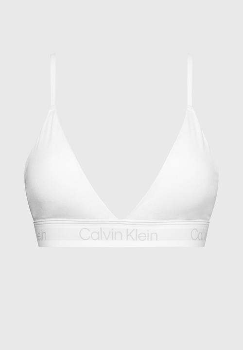 Calvin Klein - Lght lined triangle - white