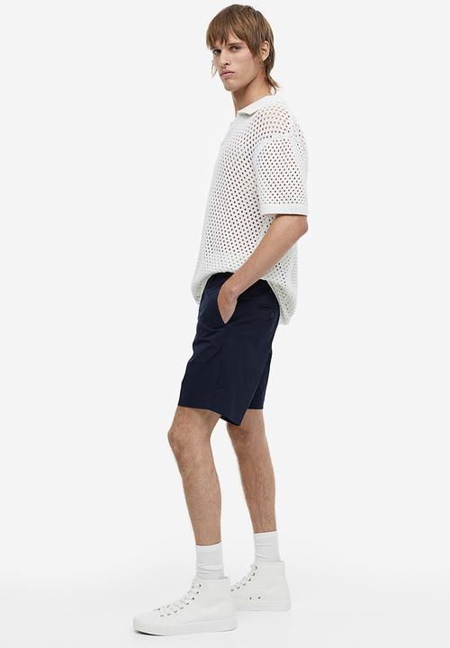H&M - Regular fit chino shorts - blue