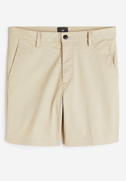 H&M - Regular fit chino shorts - beige