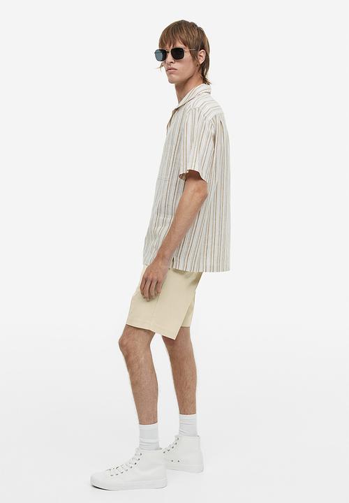 H&M - Regular fit chino shorts - beige