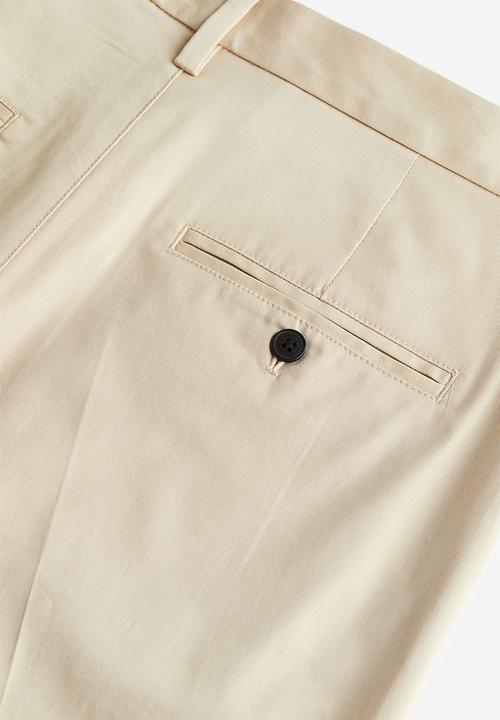 H&M - Regular fit chino shorts - beige