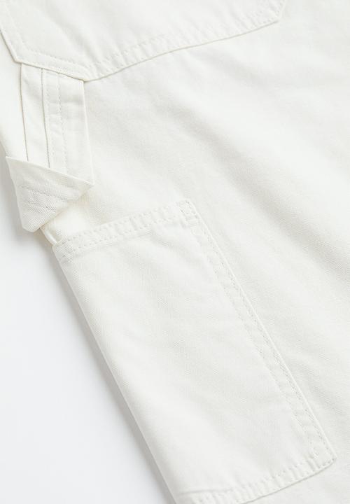 H&M - Relaxed fit worker trousers - white