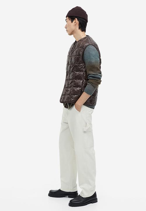 H&M - Relaxed fit worker trousers - white