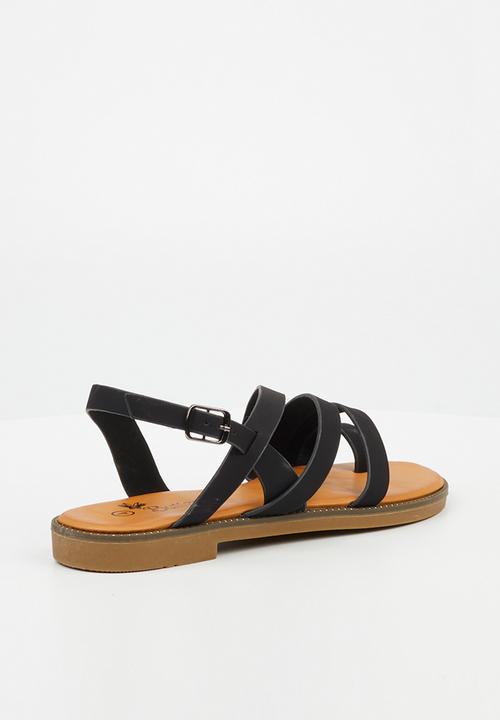 Butterfly Feet - Frost 6 sandal - black