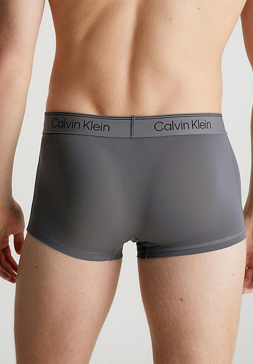 Calvin Klein - Low rise trunk 2 pack - black & grey sky