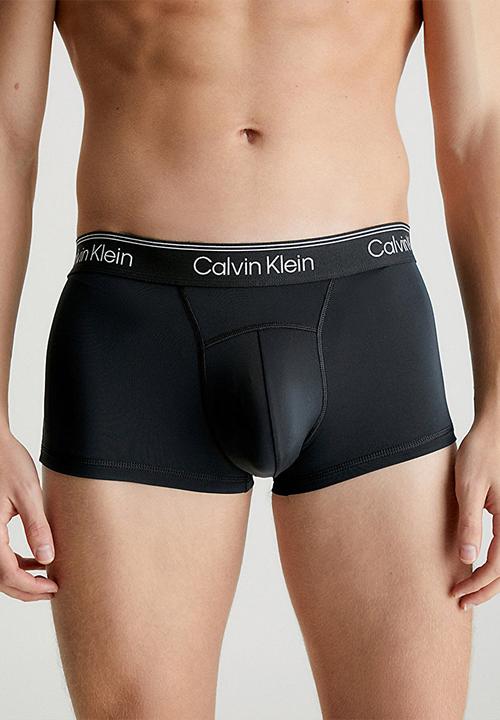 Calvin Klein - Low rise trunk 2 pack - black & grey sky