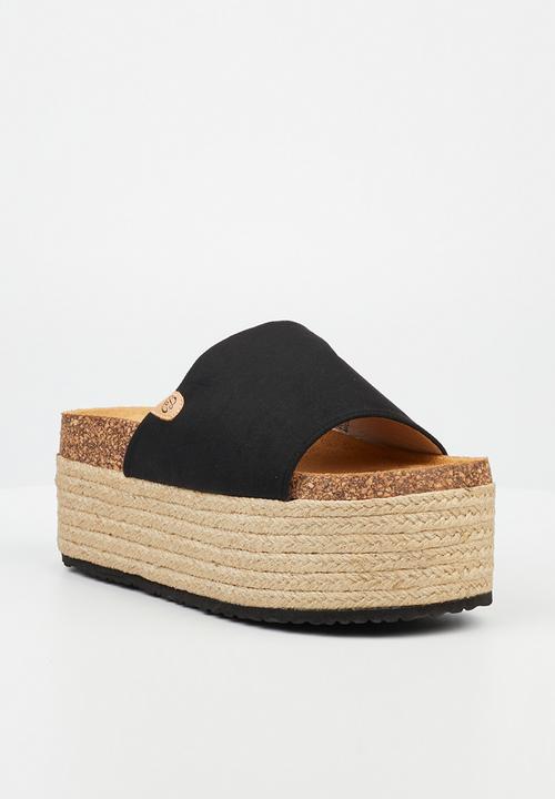 Miss Black - Zahara 1 flatform - black