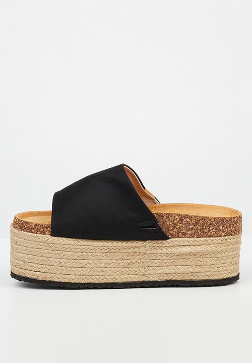 Miss Black - Zahara 1 flatform - black