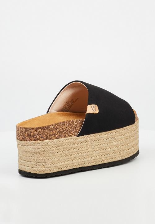 Miss Black - Zahara 1 flatform - black