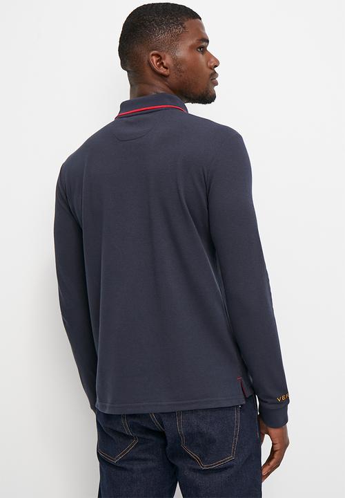Verana - Fashion golfer with chest badge - navy
