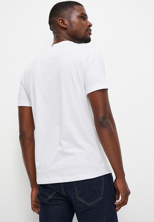 Verana - Premium embroidered crew neck tee - white