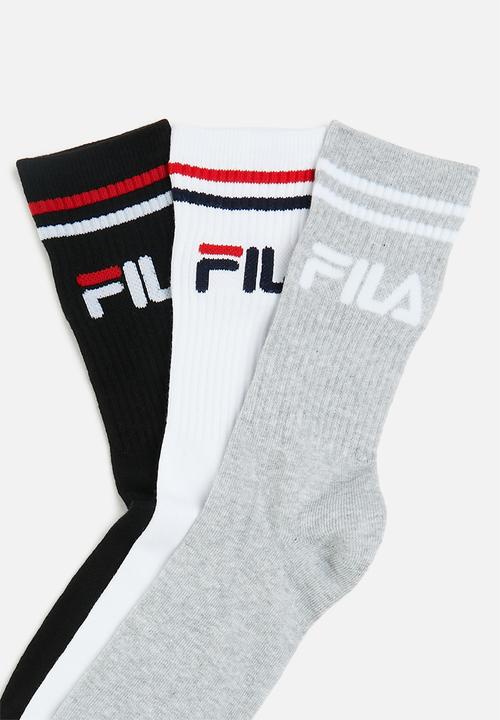 FILA - Stallone tube sock 3 pack  - multi 