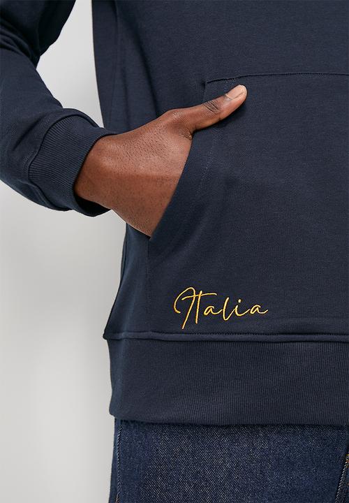 Verana - Branded fashion hoodie - navy
