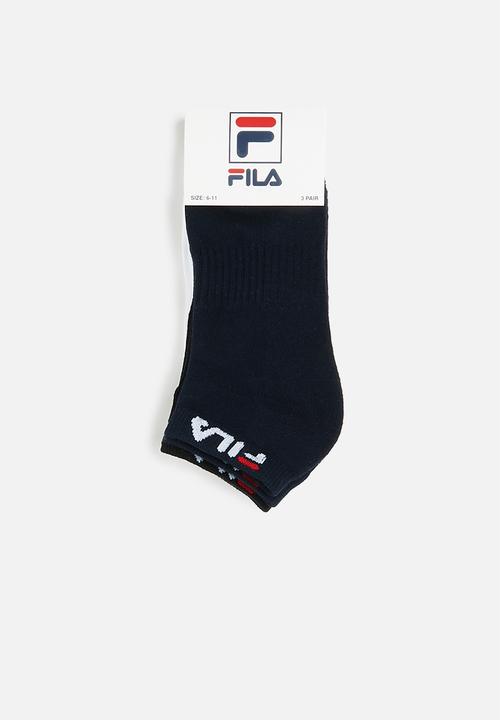FILA - Stallone ankle sock 3 pack - multi 
