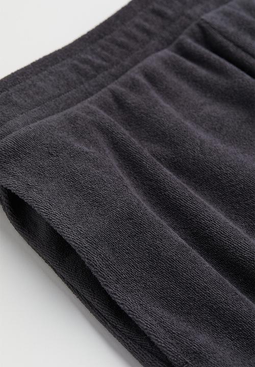 H&M - Terry shorts - dark grey