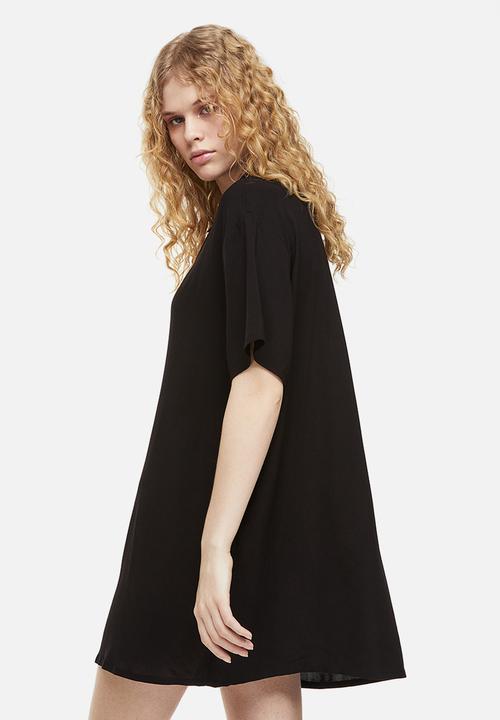 H&M - Popover shirt dress - black