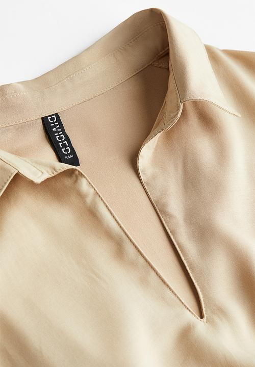 H&M - Popover shirt dress - beige