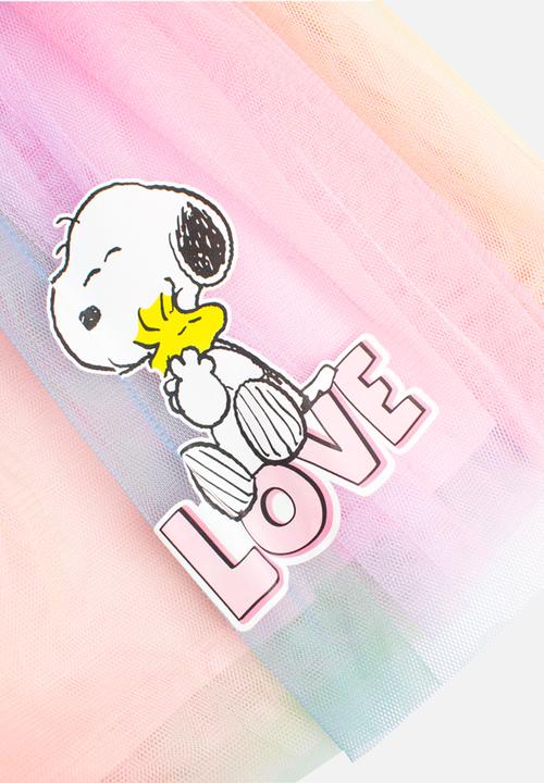 Character Group - Snoopy mesh skirt - multi-colour