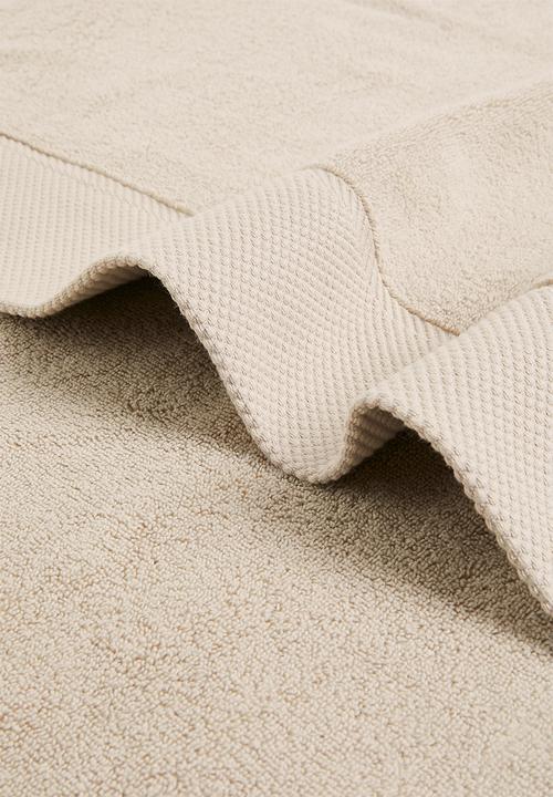 Hertex Haus - Luxor bath towel - limestone