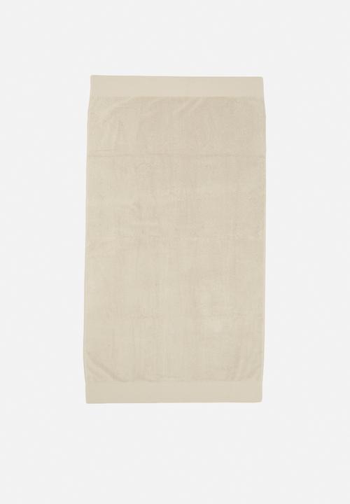 Hertex Haus - Luxor bath sheet - limestone