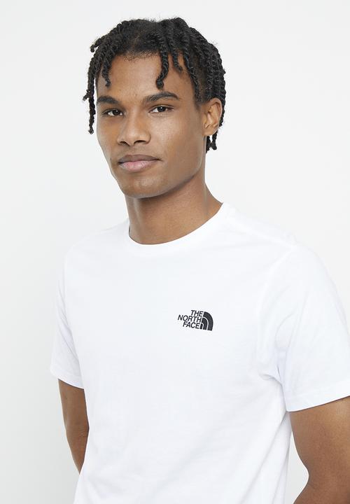 The North Face - M short sleeve collage tee - tnf white/boysenberry 