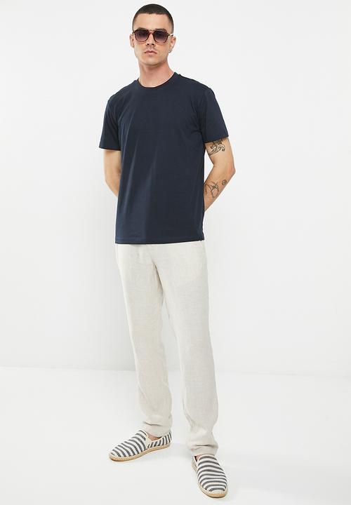 MANGO - T-shirt cherlo - navy