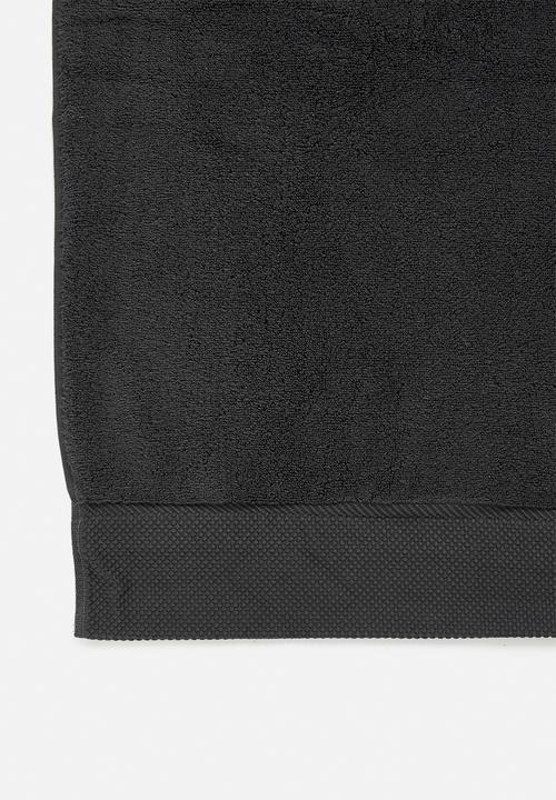 Hertex Haus - Luxor bath sheet - liquorice