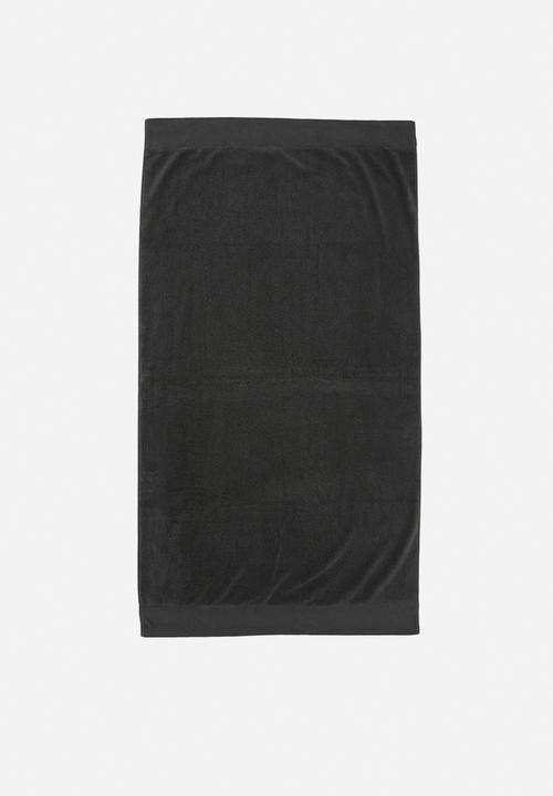 Hertex Haus - Luxor bath sheet - liquorice