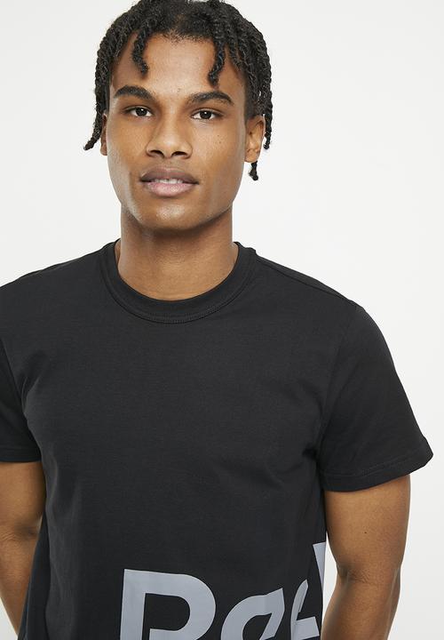 Reebok - Gs side vector short sleeve - black 