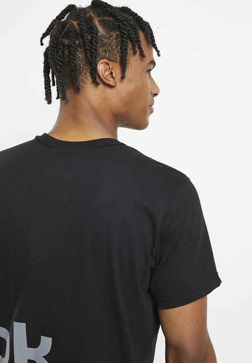 Reebok - Gs side vector short sleeve - black 