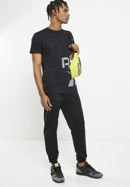 Reebok - Gs side vector short sleeve - black 