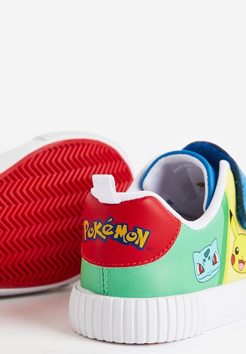 H&M - Printed trainers - bright blue/pokémon