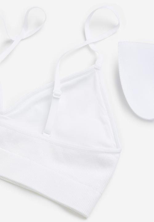 H&M - Padded bra - white