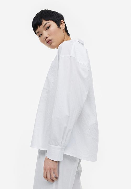 H&M - Jacquard-weave pyjamas - white
