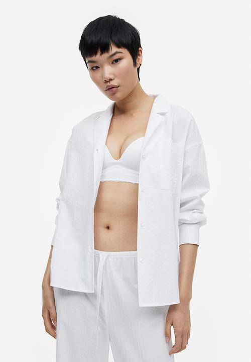 H&M - Jacquard-weave pyjamas - white