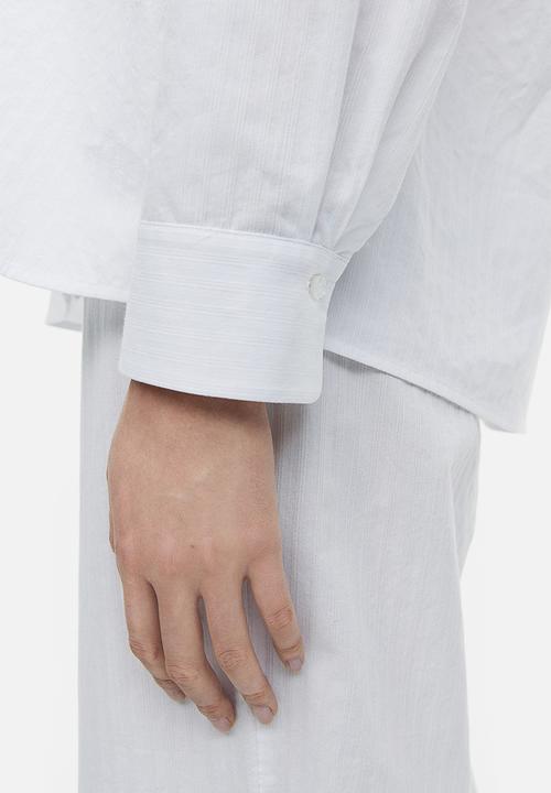 H&M - Jacquard-weave pyjamas - white