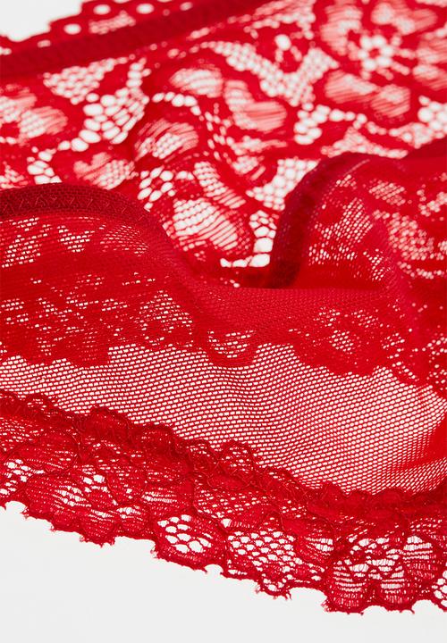H&M - 2 Pack brazilian briefs - red