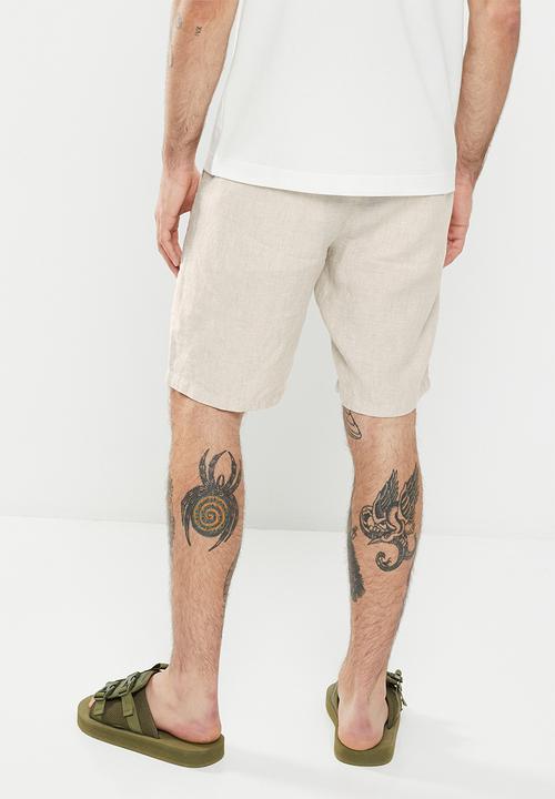 MANGO - Bermuda shorts carp - beige
