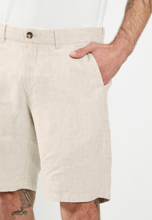 MANGO - Bermuda shorts carp - beige