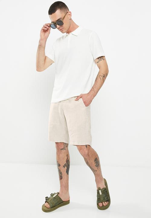 MANGO - Bermuda shorts carp - beige