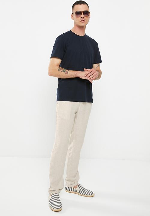 MANGO - Trousers oysters - beige