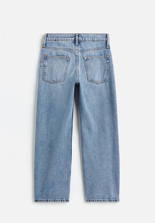 H&M - Loose fit jeans - denim blue/trashed