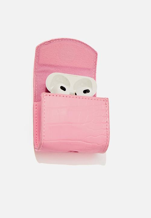 Typo - Tech pouch - rosa powder textured 