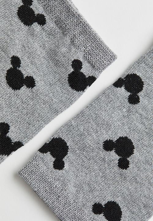 H&M - Socks - grey/mickey mouse